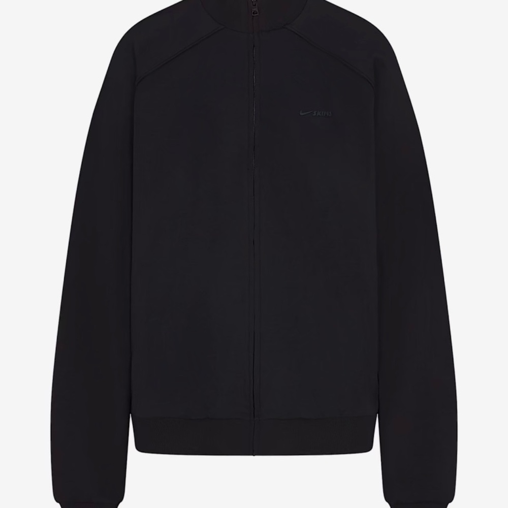 Nike x SKIMS Matte Tricot Oversized Track Jacket Obsidian Size Small NWOT - Picture 5 of 10